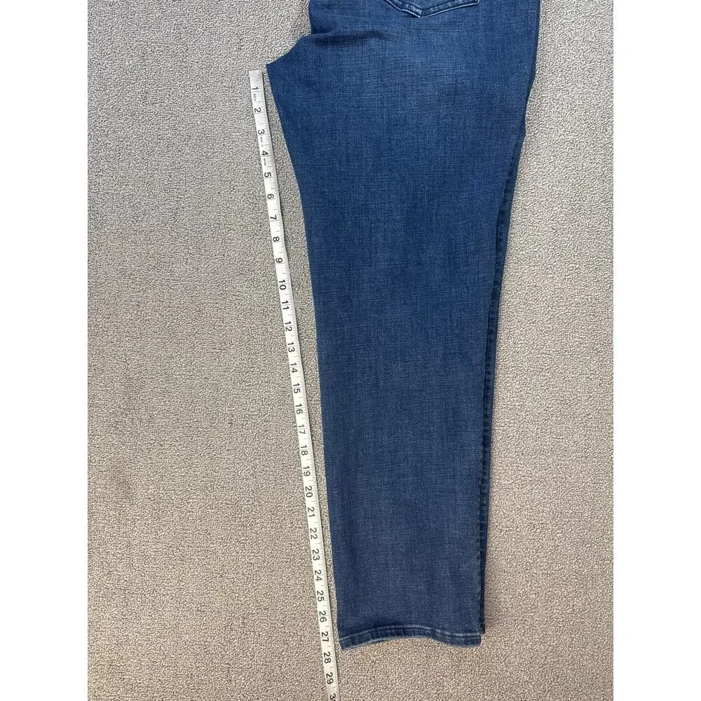 NYDJ Jeans Stella Tapered Ankle Lift‎ & Tuck Technology Medium Wash Size 12